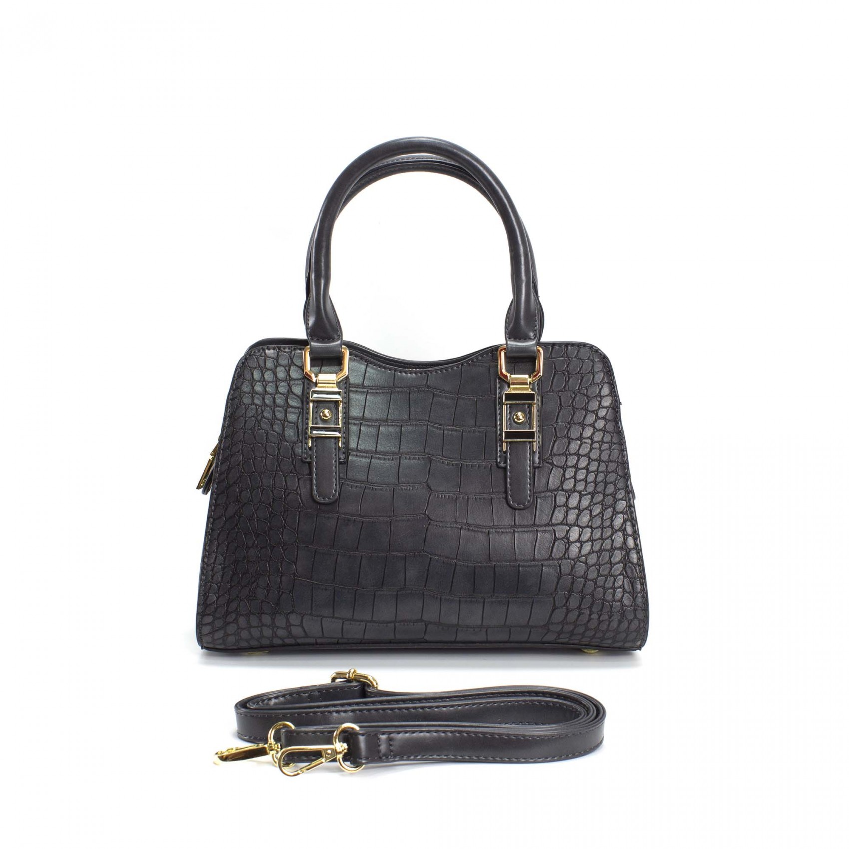 Жіноча класична сумка Elly сіро-синя