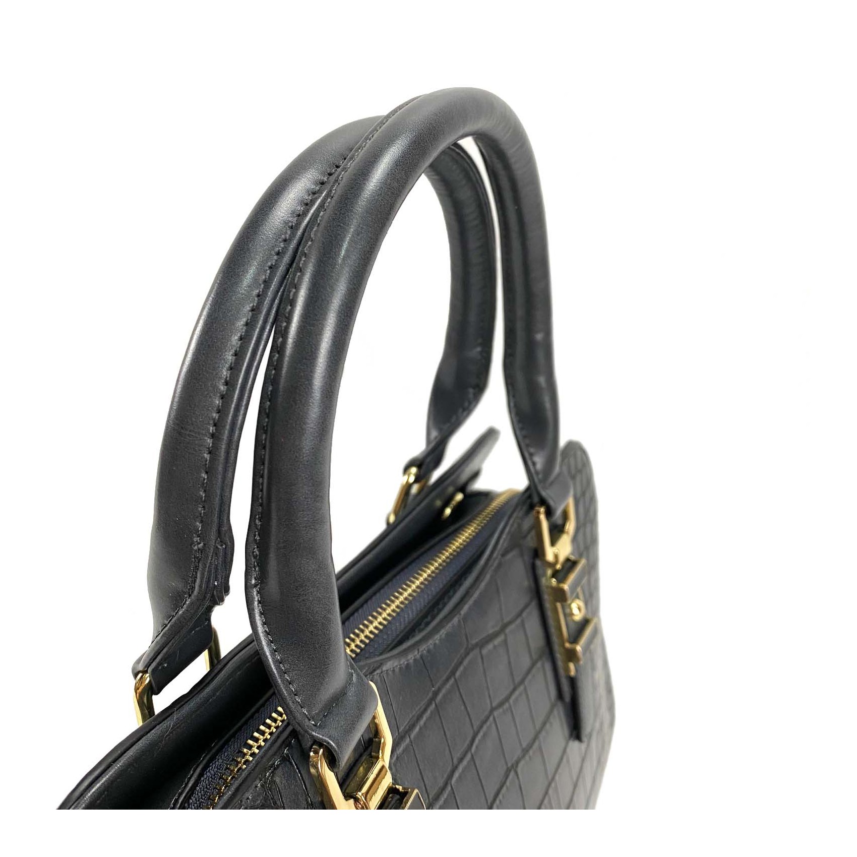 Жіноча класична сумка Elly сіро-синя