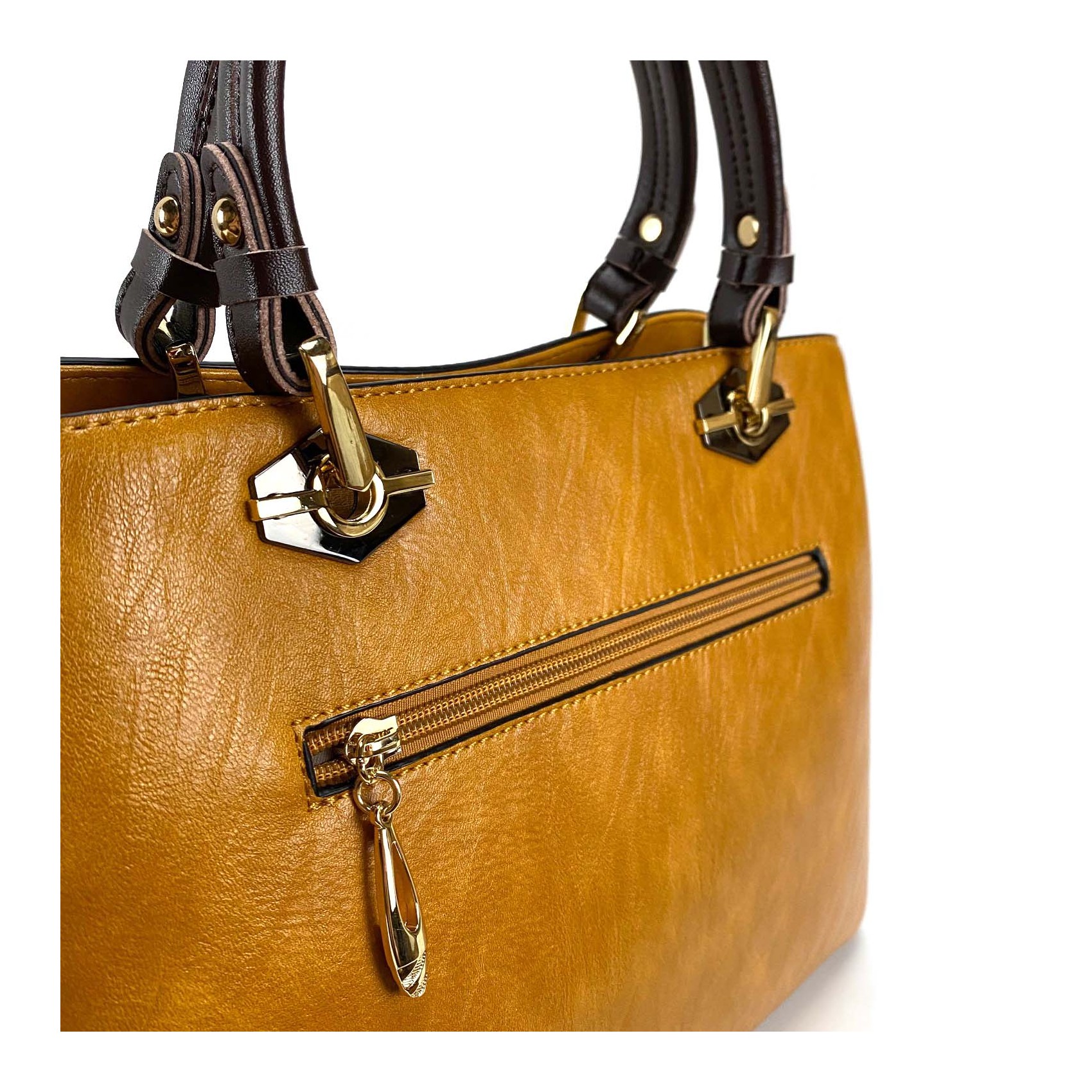 Женская классическая сумка Miranda горчичная