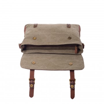 Чоловічий портфель Zein тауп фото