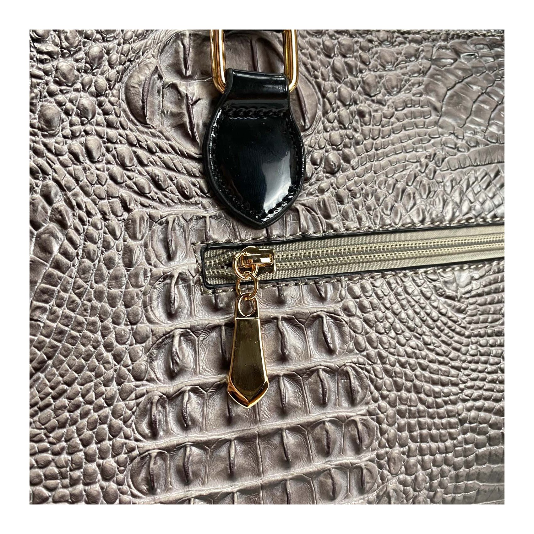 Жіноча класична сумка Margo сіро-чорна