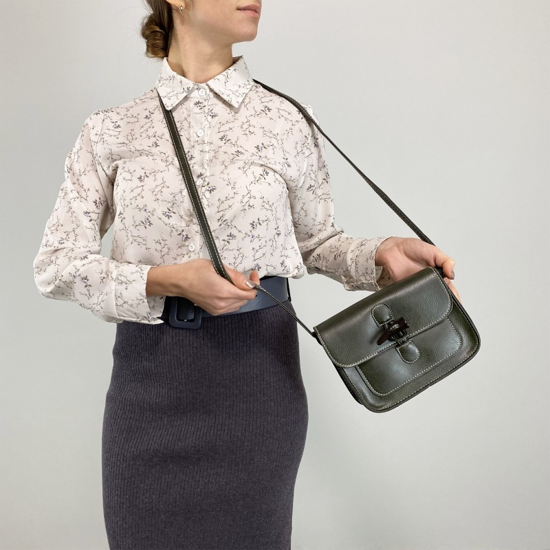 Женский Клатч Lisa зеленый - 2 фото