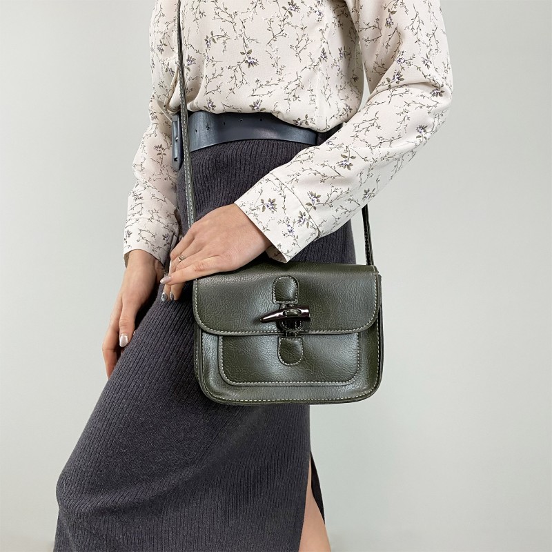 Женский Клатч Lisa зеленый - 3 фото