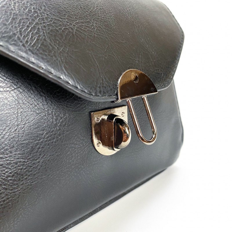 Женская сумочка-клатч Abby черная - 7 фото