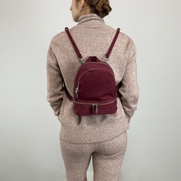 Жіночий рюкзак Eva бордовий фото