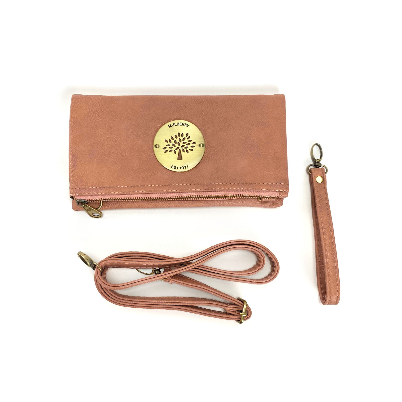 Женский Клатч MullPat светло-розовая пудра