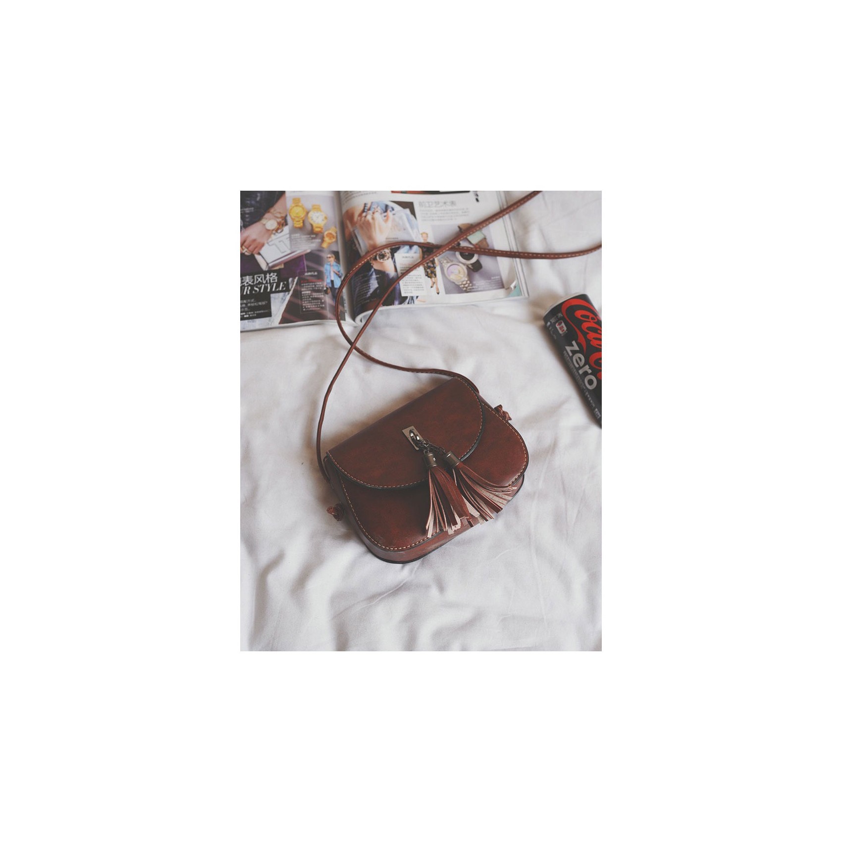 Жіноча сумка-клатч Anita коричнева