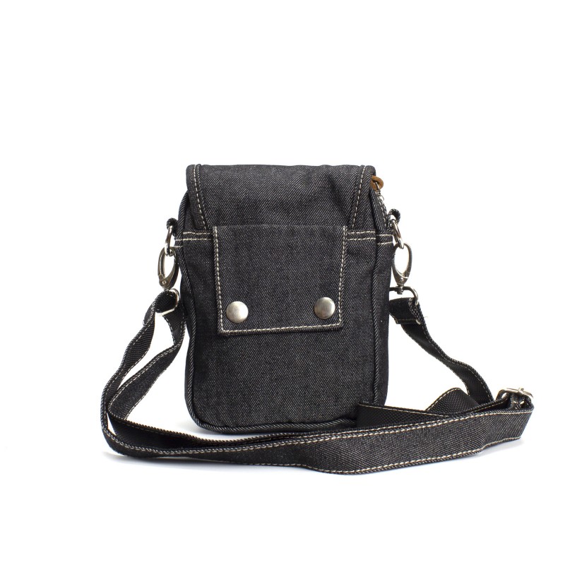 Чоловіча барсетка Ryan через плече графіт - 3 фото