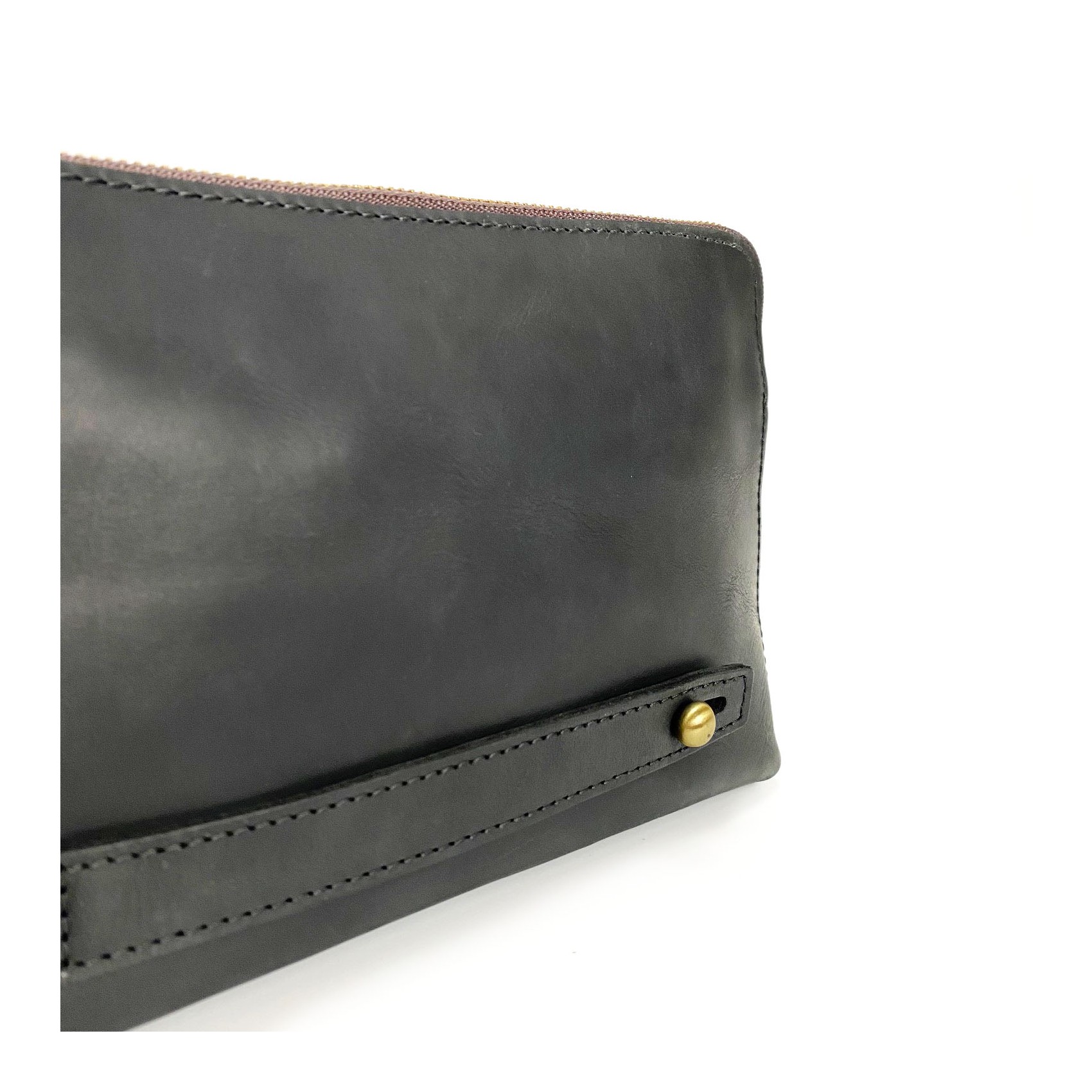 Чоловічий шкіряний месенджер Leone чорний