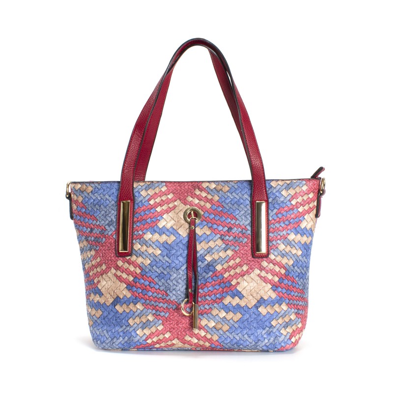 Женская сумка Sylvia сине-красная