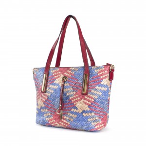 Жіноча сумка Sylvia синьо-червона