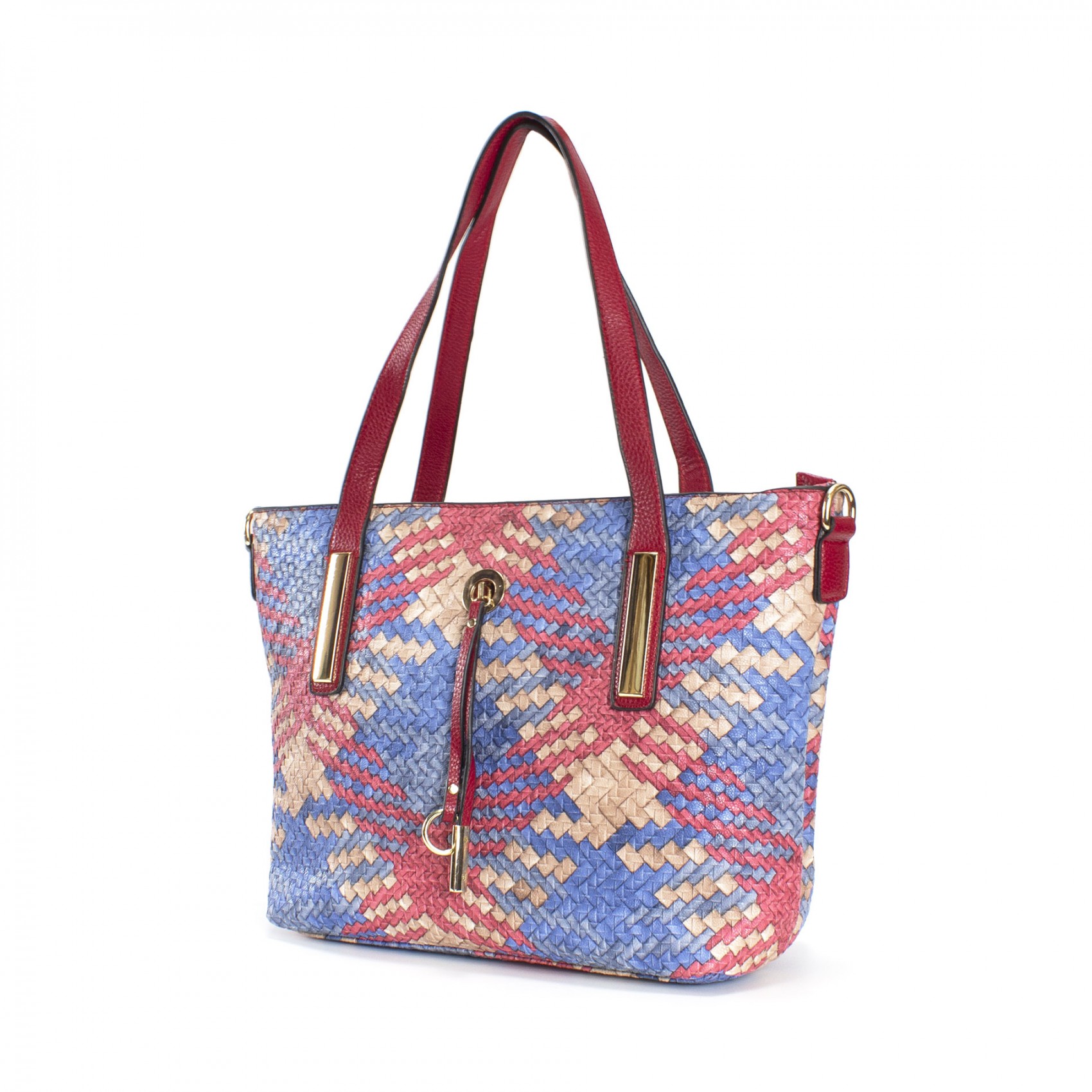 Жіноча сумка Sylvia синьо-червона