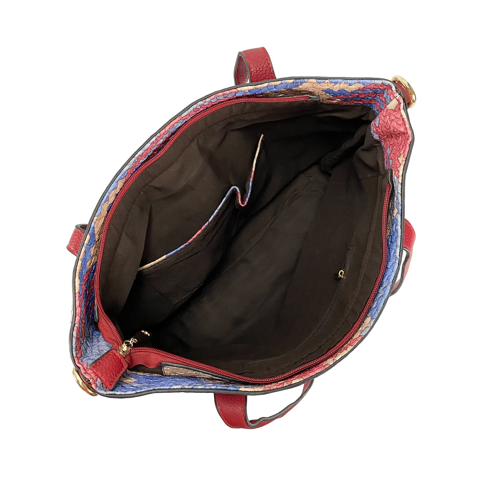 Женская сумка Sylvia сине-красная