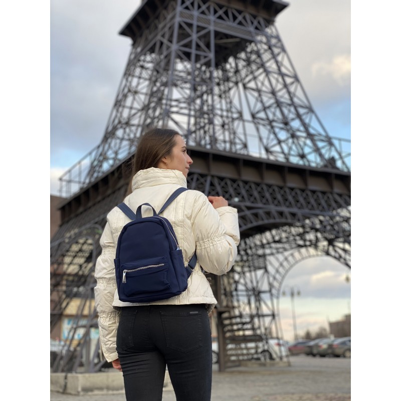 Жіночий рюкзак Julie синій - 5 фото