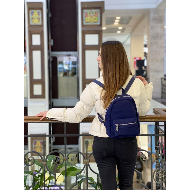 Женский рюкзак Julie синий - 8 фото