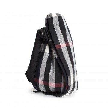 Чоловічий рюкзак Mackar Team чорно-білий фото