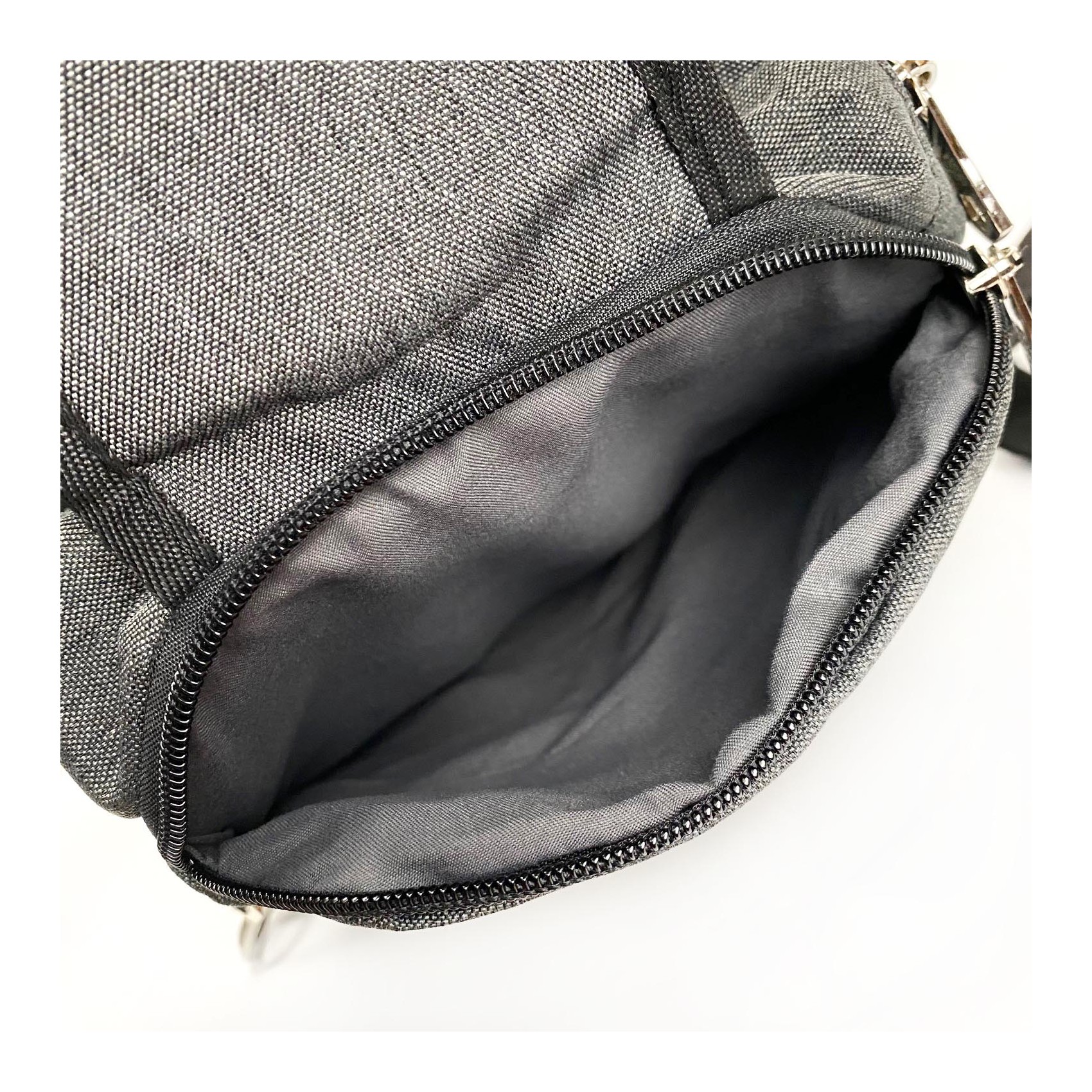 Чоловіча сумка слінг Mackar Edition через плече сіро-чорна