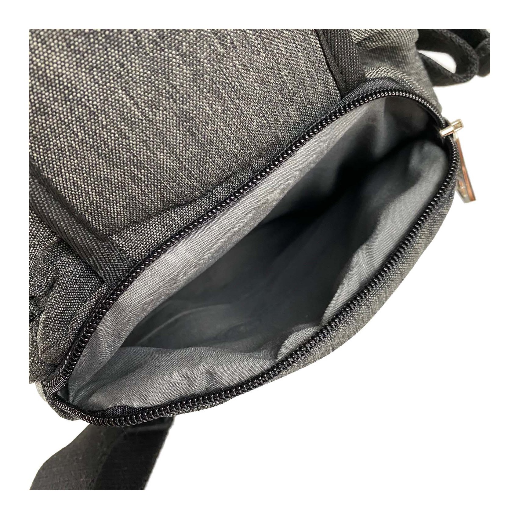 Мужская сумка слинг Mackar Style через плечо серая