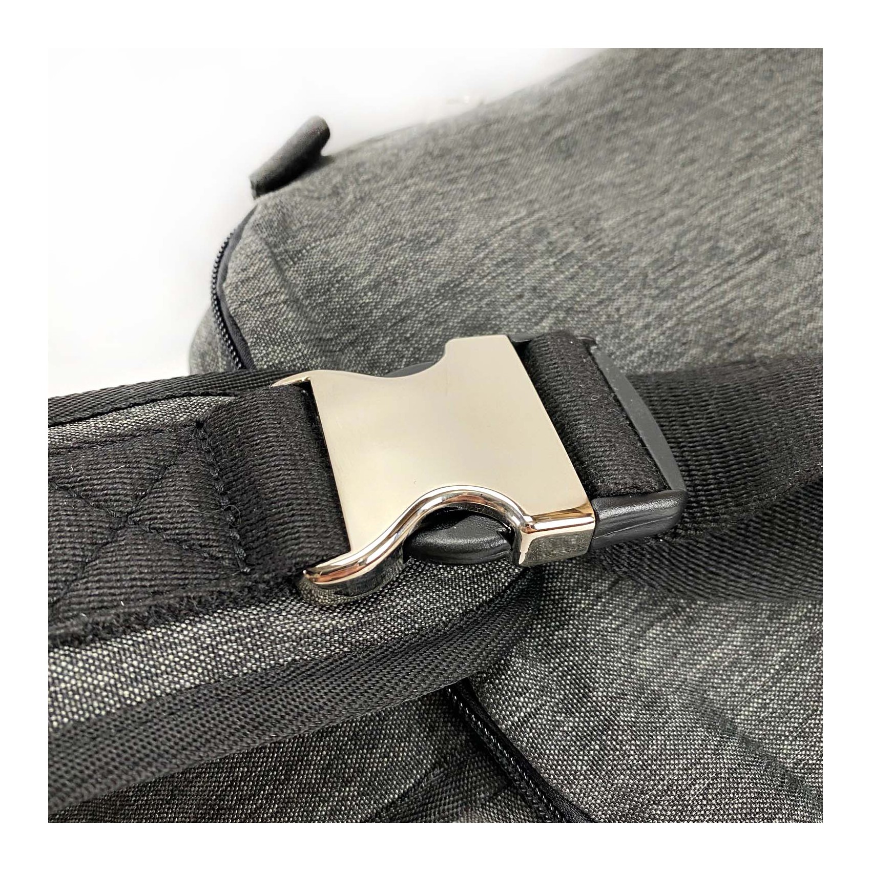 Чоловіча сумка слінг Mackar Style через плече сіра