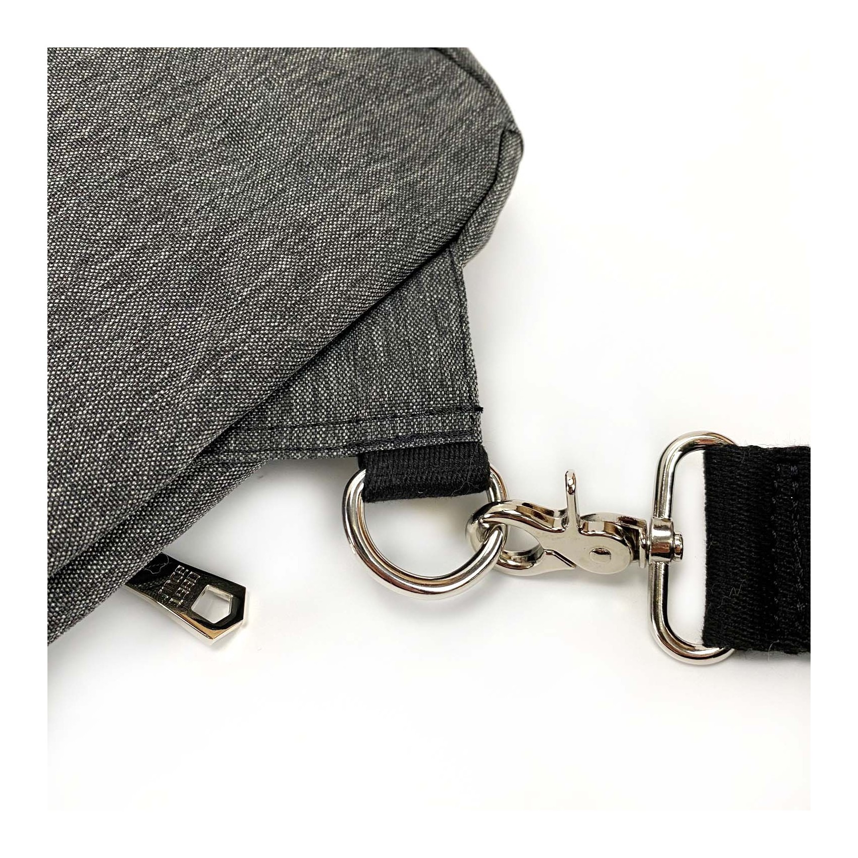 Чоловіча сумка слінг Mackar Style через плече сіра