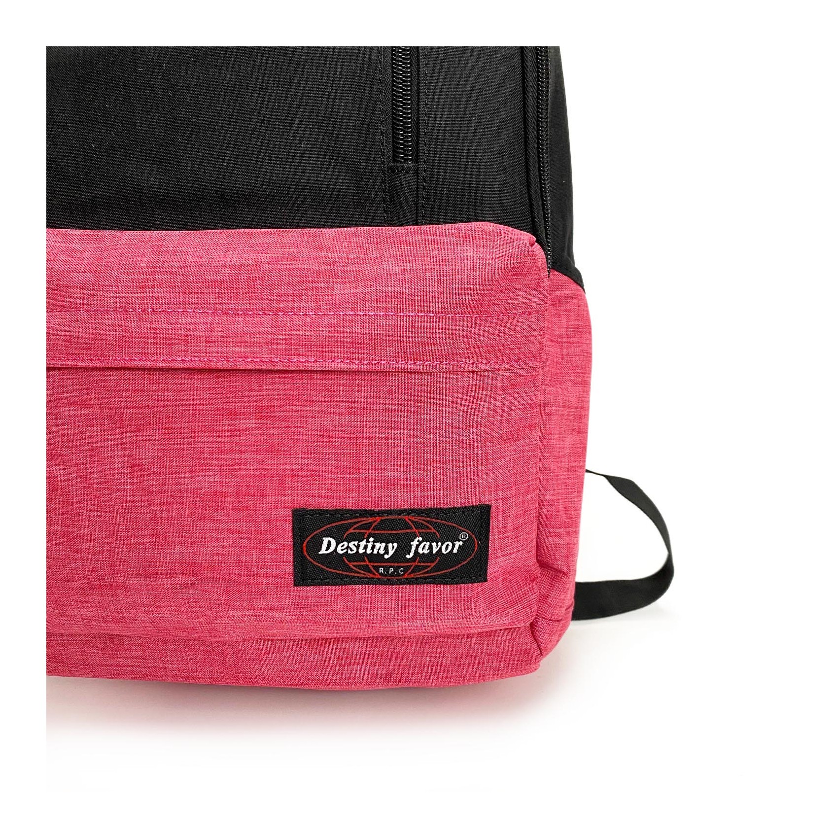 Женский рюкзак Fashion черно-розовый