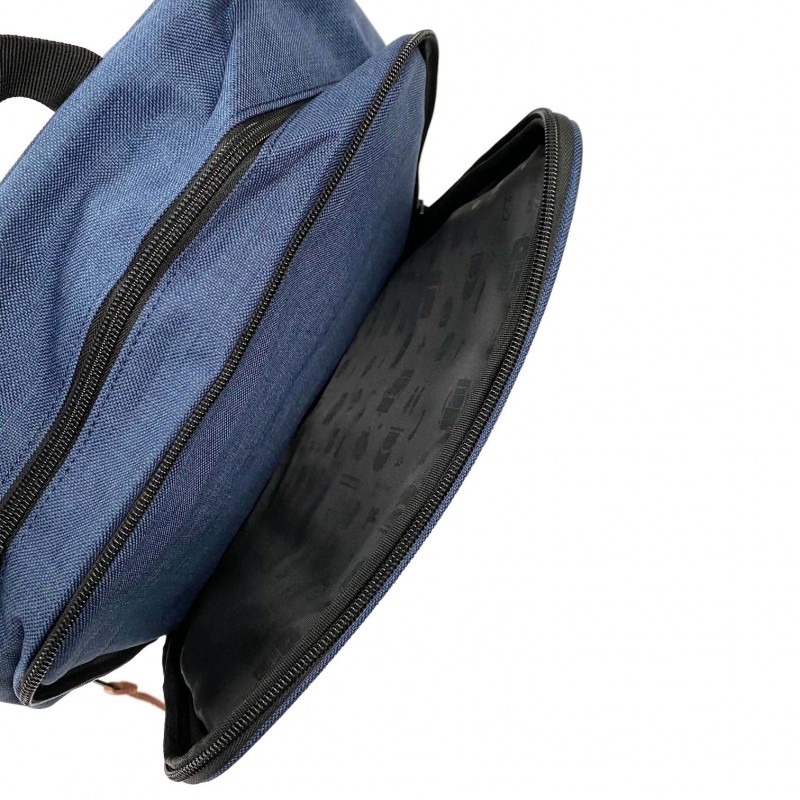 Чоловічий міський рюкзак Project синій - 7 фото