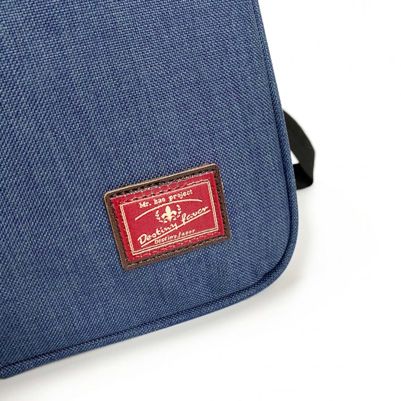 Чоловічий міський рюкзак Project синій - 8 фото