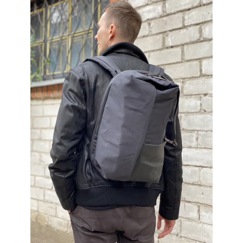 Чоловічий рюкзак Prestige чорний - 13 фото