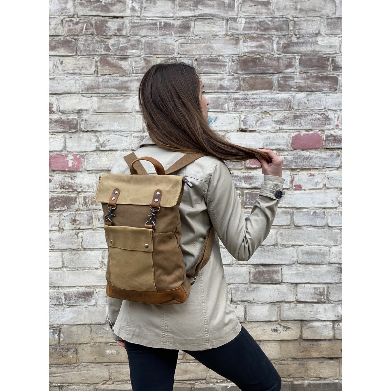 Рюкзак Tour світло-коричневий - 5 фото