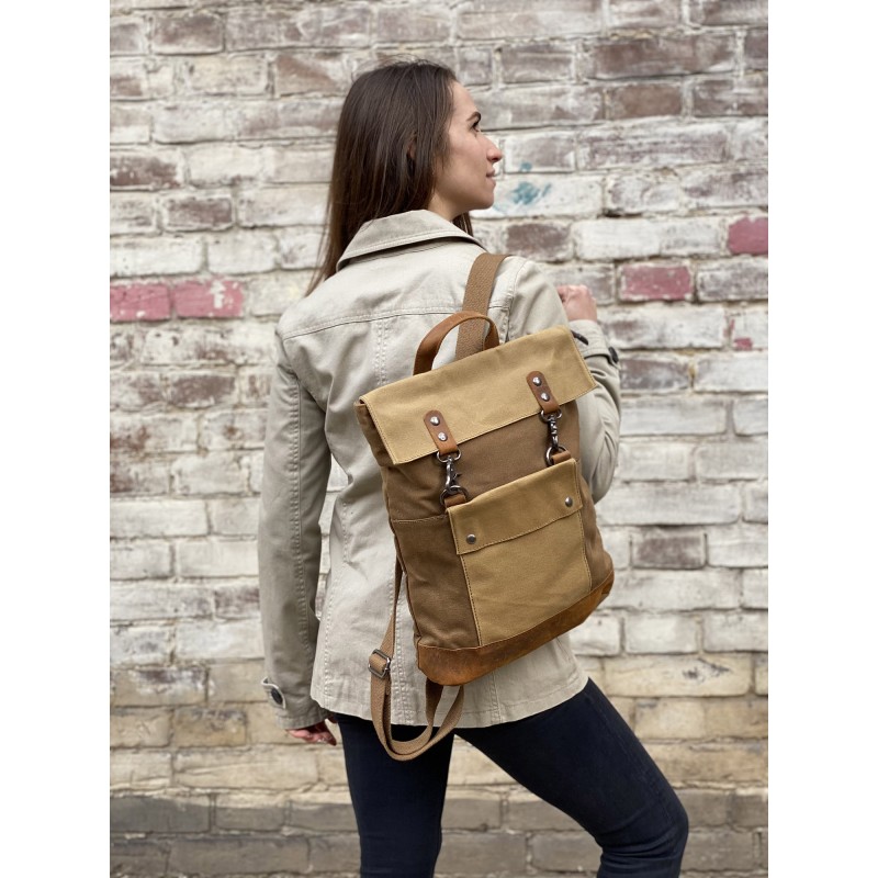 Рюкзак Tour светло-коричневый - 15 фото