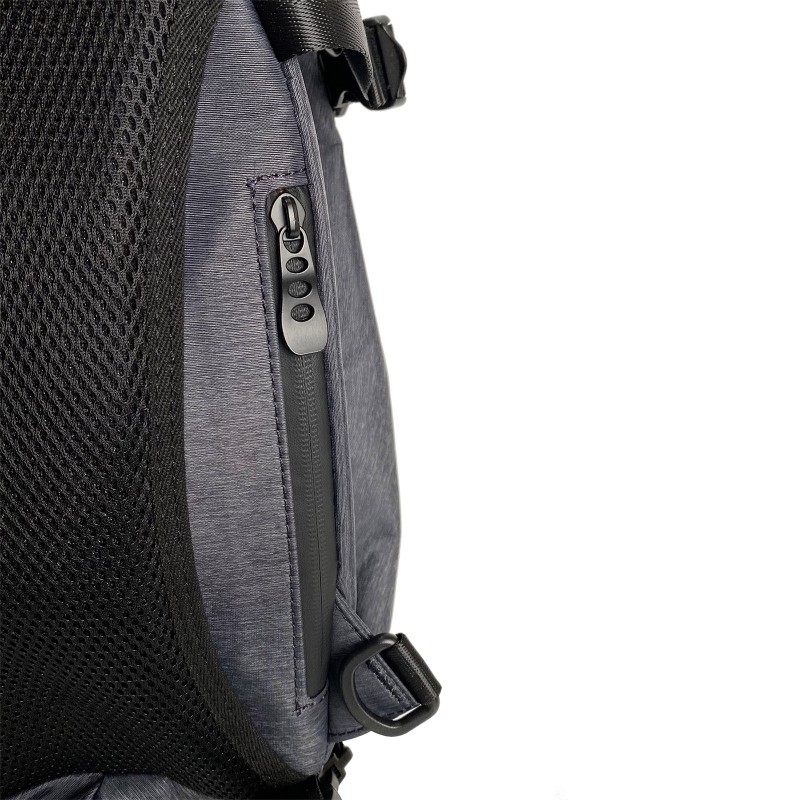 Мужская сумка-рюкзак слинг MY на одно плечо графит - 6 фото
