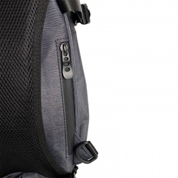 Чоловіча сумка-рюкзак слінг MY на одне плече графіт фото