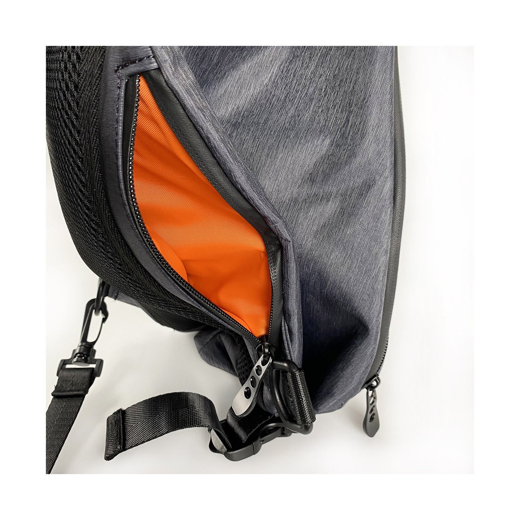 Мужская сумка-рюкзак слинг MY на одно плечо графит