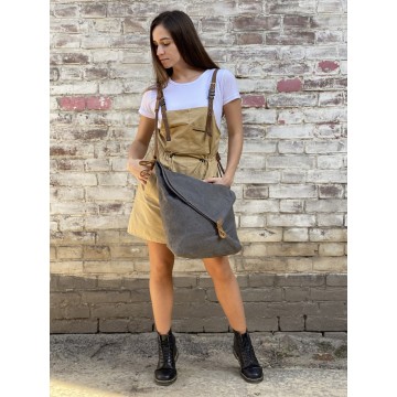 Женская сумка через плечо Air графит фото