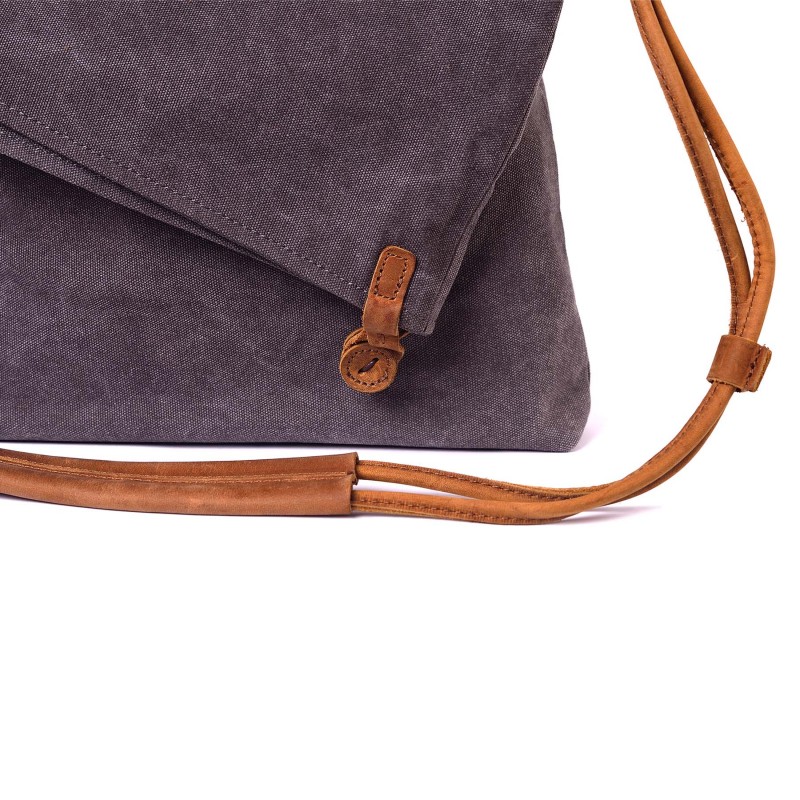 Женская сумка через плечо Air графит - 29 фото