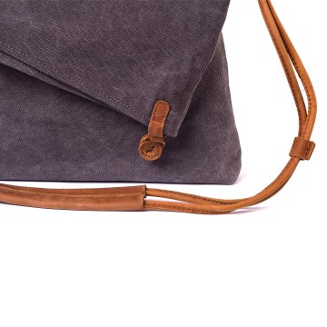 Жіноча сумка через плече Air графіт фото