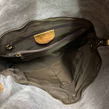 Жіноча сумка через плече Air графіт фото