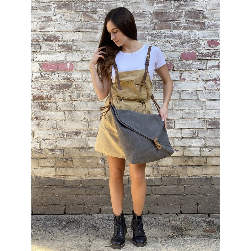 Женская сумка через плечо Air графит - 31 фото