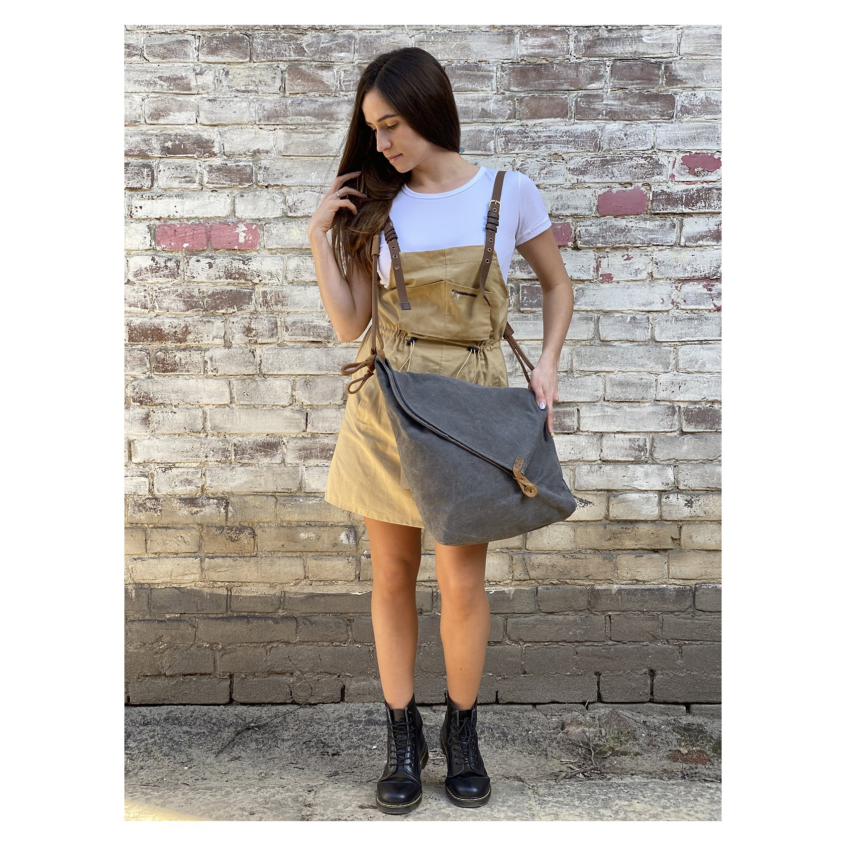 Жіноча сумка через плече Air графіт