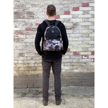 Рюкзак Galaxy Blur черно-белый фото