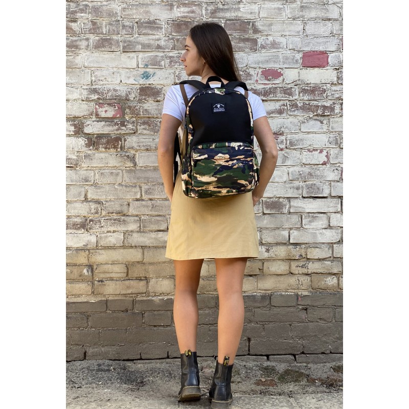 Рюкзак Galaxy зеленый камуфляж - 6 фото