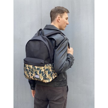 Рюкзак Army чорно-зелений камуфляж фото