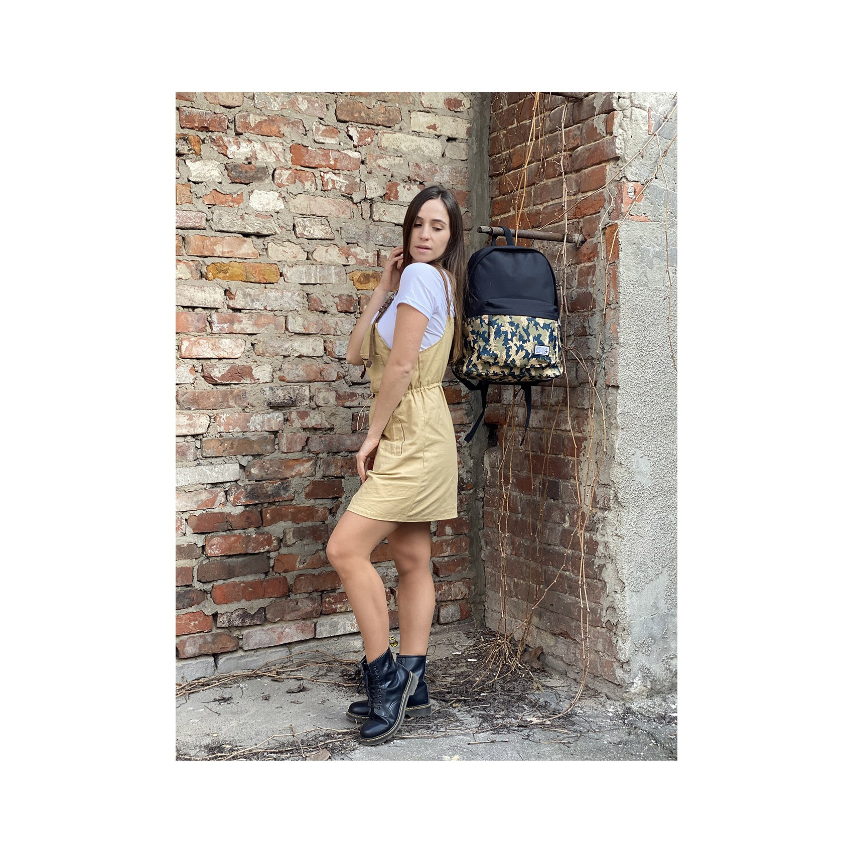 Рюкзак Army чорно-зелений камуфляж