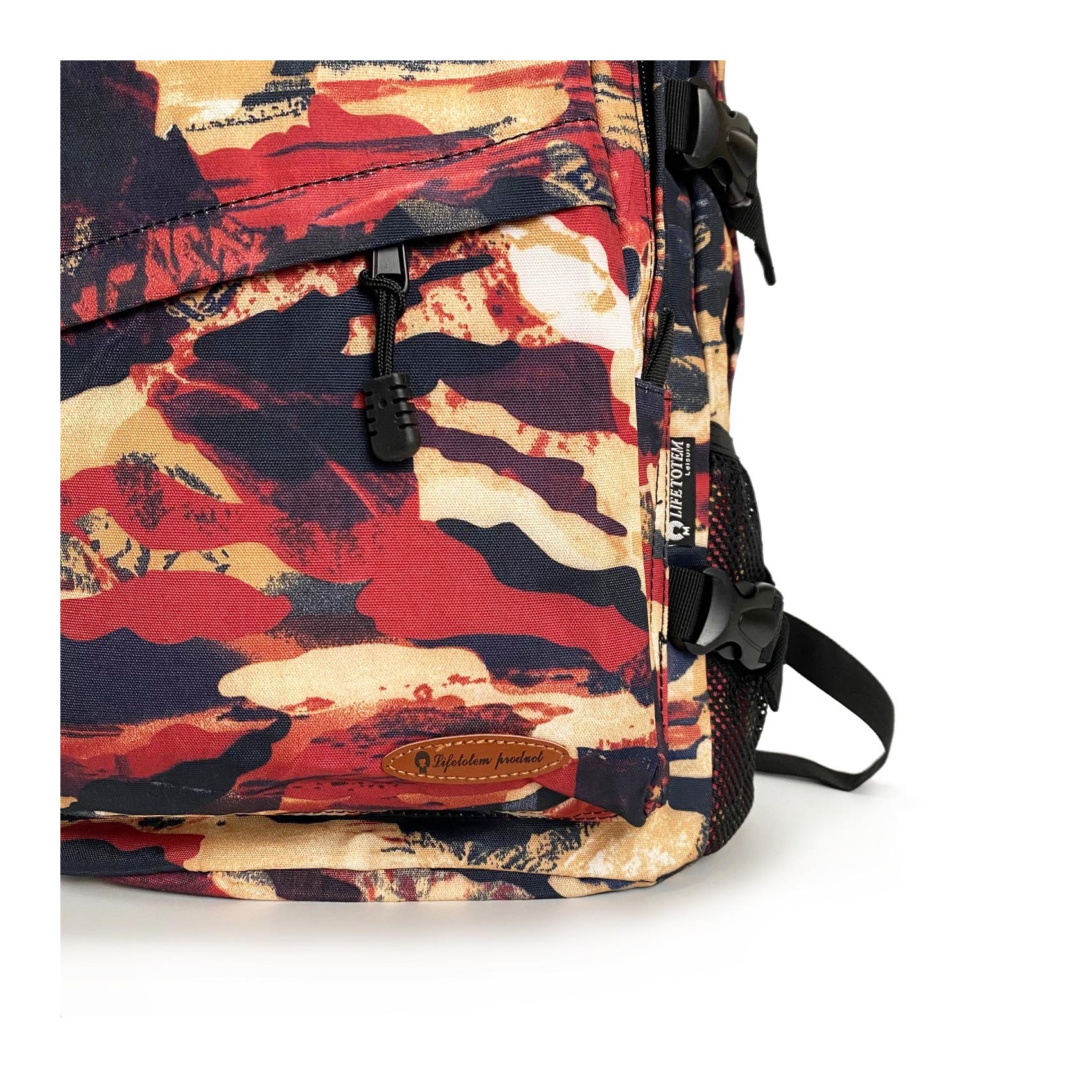 Рюкзак дорожный Military бордовый камуфляж