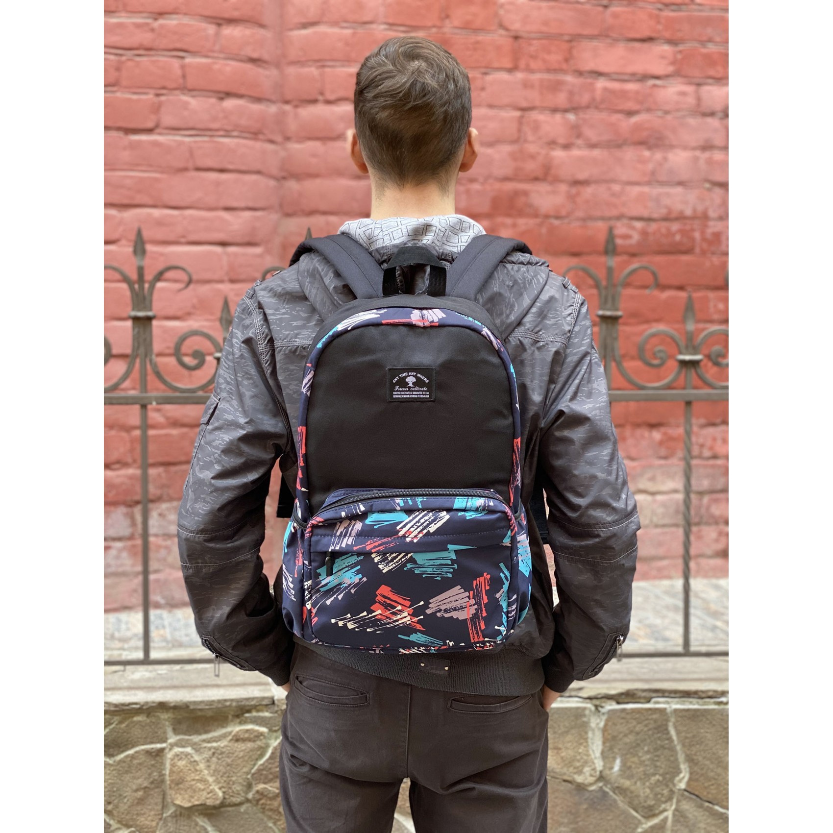 Рюкзак Galaxy Blue черно-синий