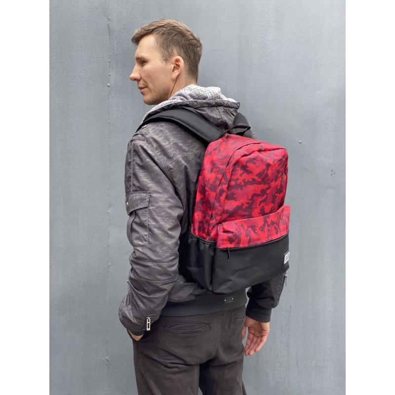 Рюкзак Battle бордовий камуфляж - 6 фото