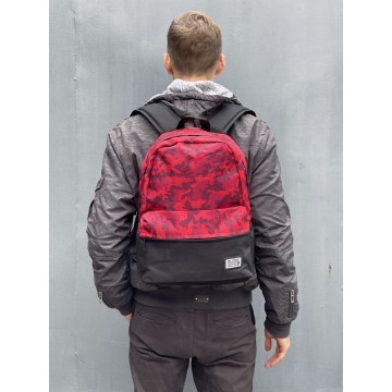 Рюкзак Battle бордовий камуфляж фото