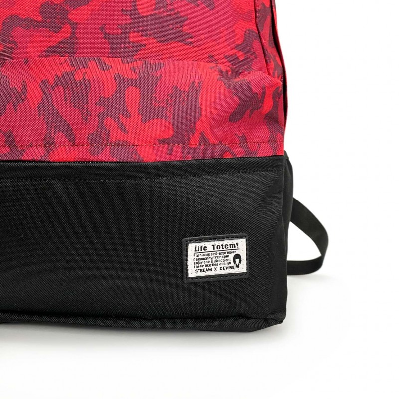 Рюкзак Battle бордовый камуфляж - 8 фото