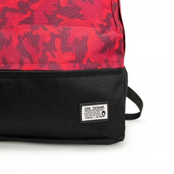 Рюкзак Battle бордовий камуфляж фото