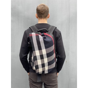 Мужской рюкзак Mackar Team черно-белый фото